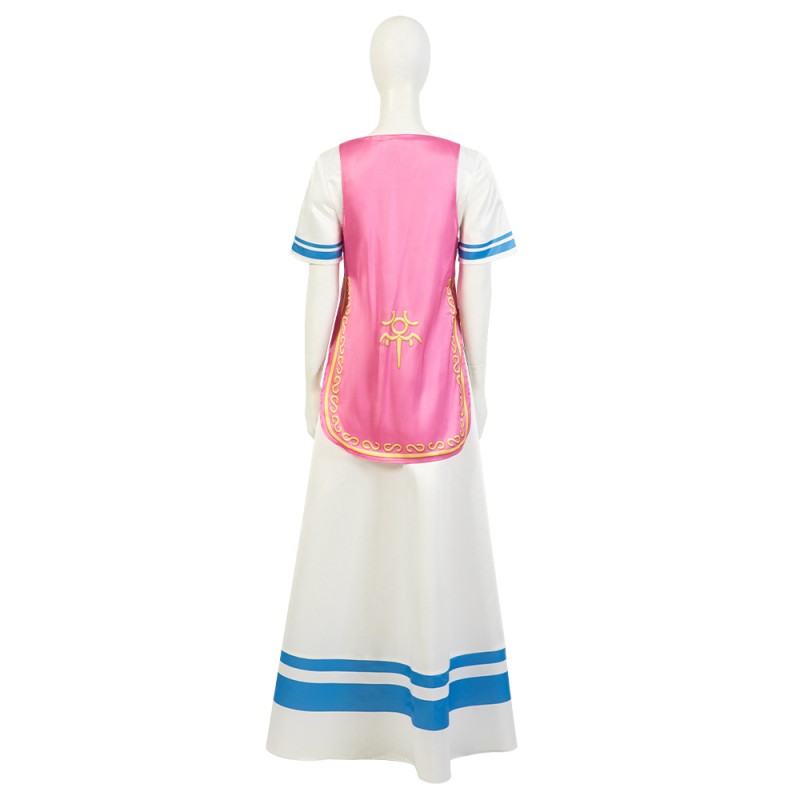 New Princess Zelda Costume Super Smash Bros Cosplay Suit The Legend of Zelda Dress