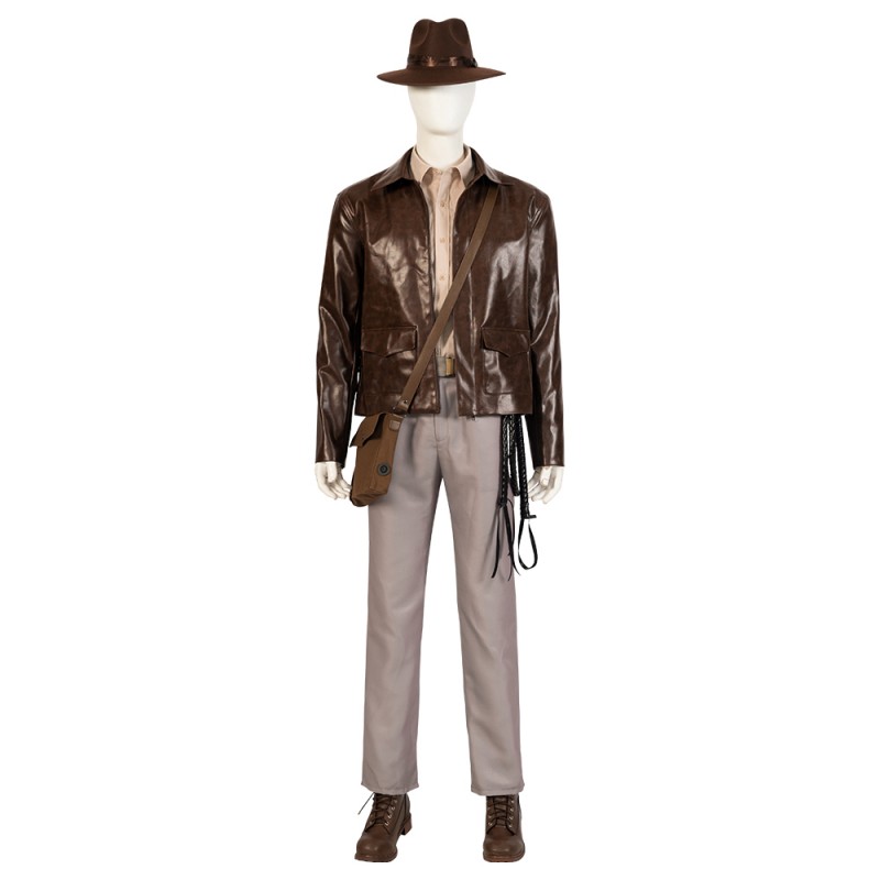 Indiana Jones 5 Cosplay Costume Indiana Jones and The Dial of Destiny Halloween Suit