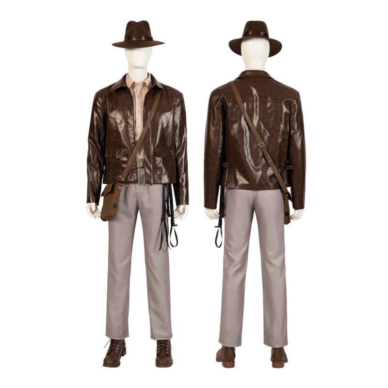 Indiana Jones 5 Cosplay Costume Indiana Jones and The Dial of Destiny Halloween Suit
