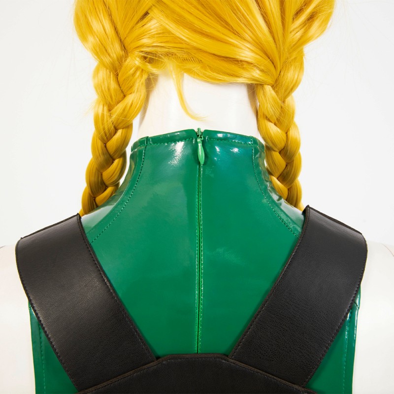 Street Fighter Cosplay Costumes Cammy White Green Halloween Outfits