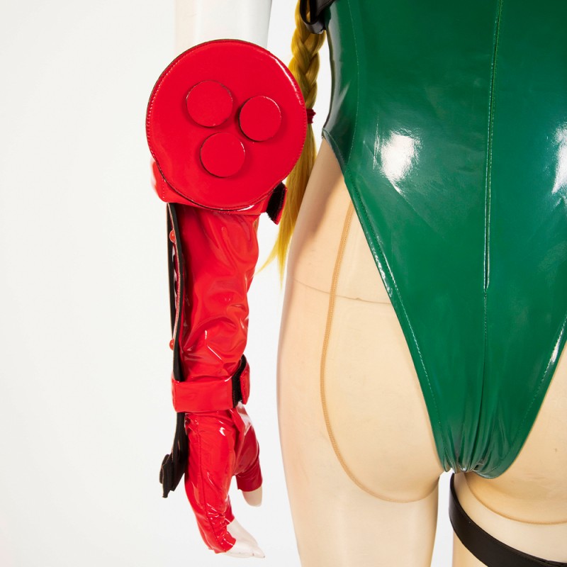 Street Fighter Cosplay Costumes Cammy White Green Halloween Outfits