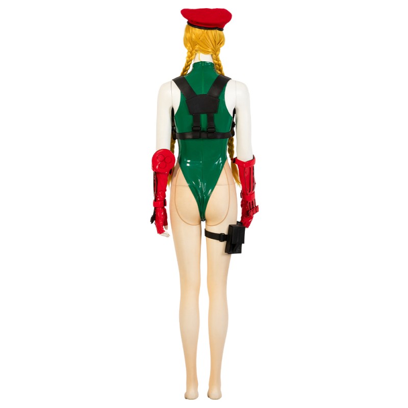 Street Fighter Cosplay Costumes Cammy White Green Halloween Outfits