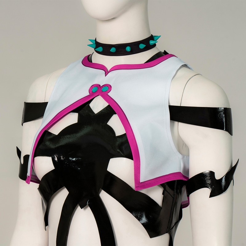 Street Fighter 6 Cosplay Costume Han Juri Suit