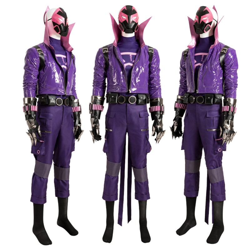 The Prowler Miles Morales Costume Spider-Man Into the Spider-Verse Cosplay Suit