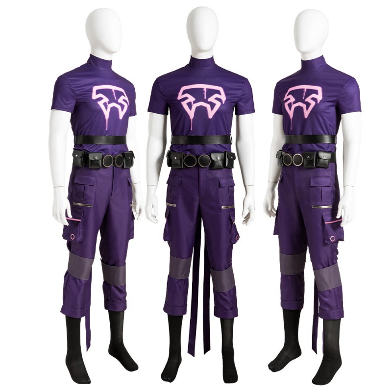 The Prowler Miles Morales Costume Spider-Man Into the Spider-Verse Cosplay Suit
