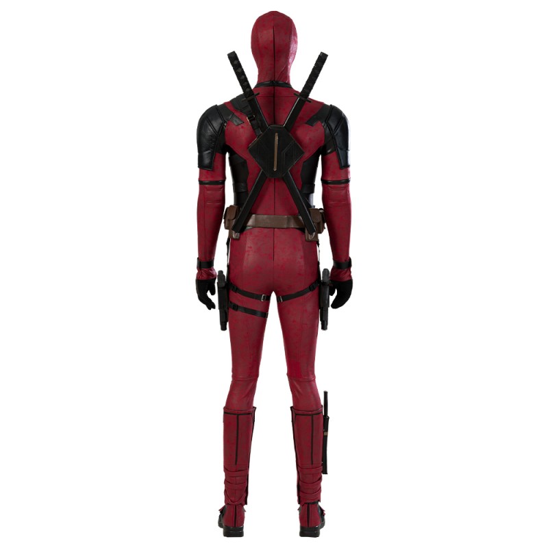 Wade Wilson Cosplay Costume Marvel Deadpool 3 Wade Halloween Red Suits