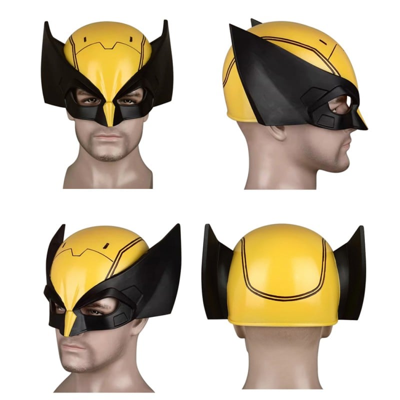 Deadpool 3 Wolverine Costume Logan Yellow Male Halloween Cosplay Suit