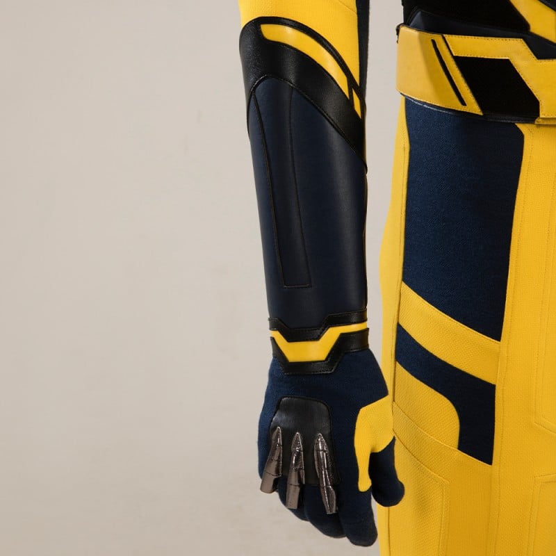 Deadpool 3 Wolverine Costume Logan Yellow Male Halloween Cosplay Suit