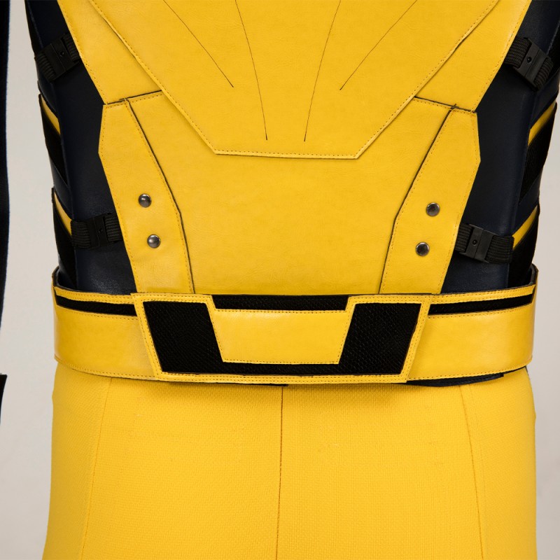 Deadpool 3 Wolverine Costume Logan Yellow Male Halloween Cosplay Suit