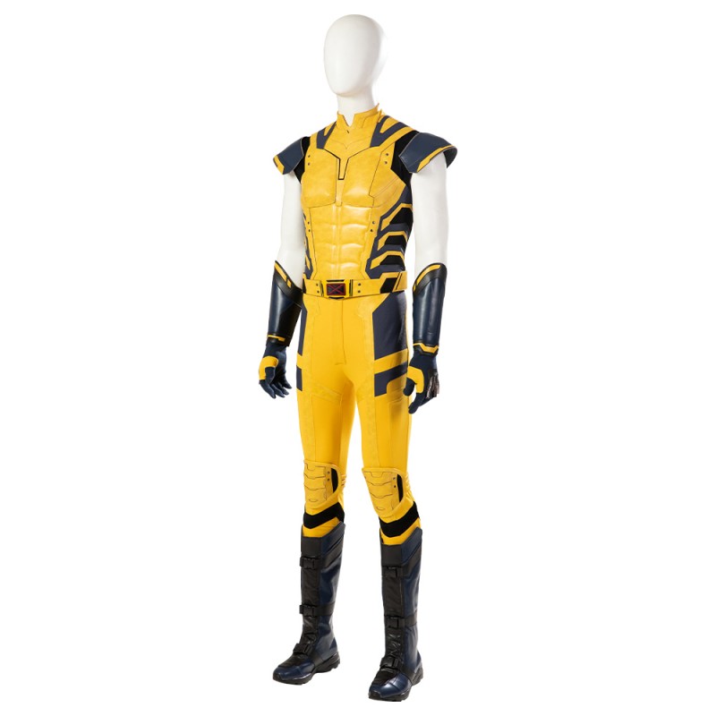 Deadpool 3 Wolverine Costume Logan Yellow Male Halloween Cosplay Suit