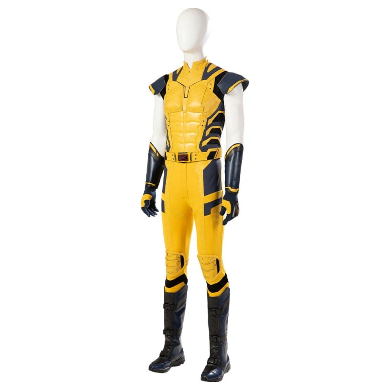 Deadpool 3 Wolverine Costume Logan Yellow Male Halloween Cosplay Suit
