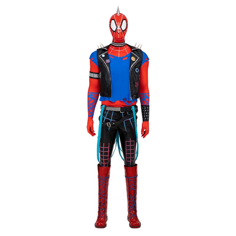 Spider-Punk Hobart Brown Cosplay Costume Dexule Spider-Man Across the Spider-Verse Suit