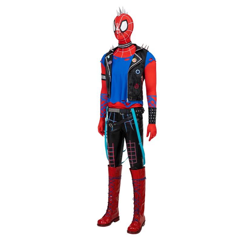 Spider-Punk Hobart Brown Cosplay Costume Dexule Spider-Man Across the Spider-Verse Suit