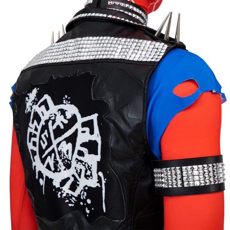 Spider-Punk Hobart Brown Cosplay Costume Dexule Spider-Man Across the Spider-Verse Suit