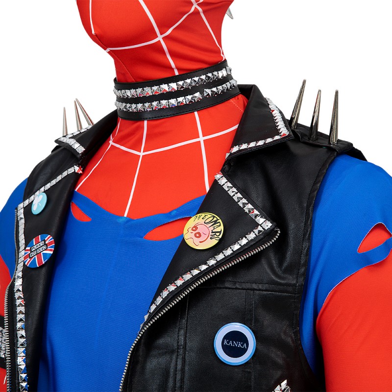 Spider-Punk Hobart Brown Cosplay Costume Dexule Spider-Man Across the Spider-Verse Suit
