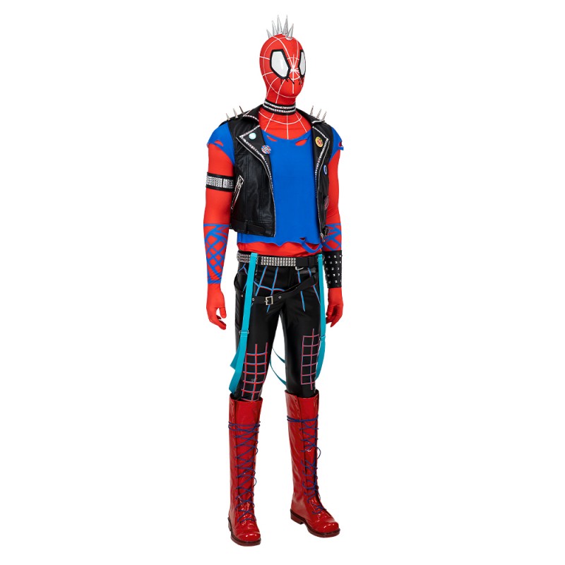 Spider-Punk Hobart Brown Cosplay Costume Dexule Spider-Man Across the Spider-Verse Suit