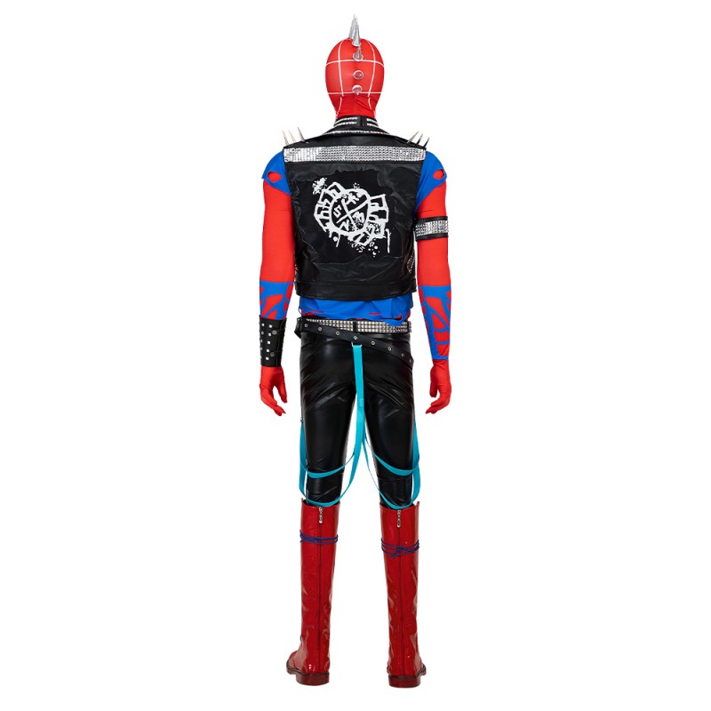Spider-Punk Hobart Brown Cosplay Costume Dexule Spider-Man Across the Spider-Verse Suit