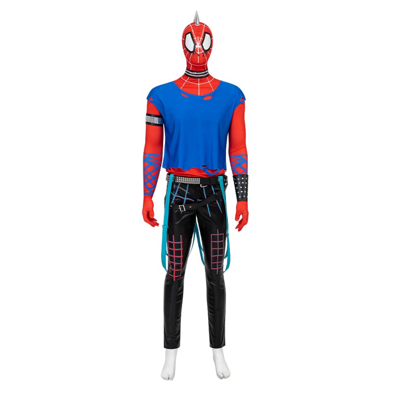Spider-Punk Hobart Brown Cosplay Costume Dexule Spider-Man Across the Spider-Verse Suit