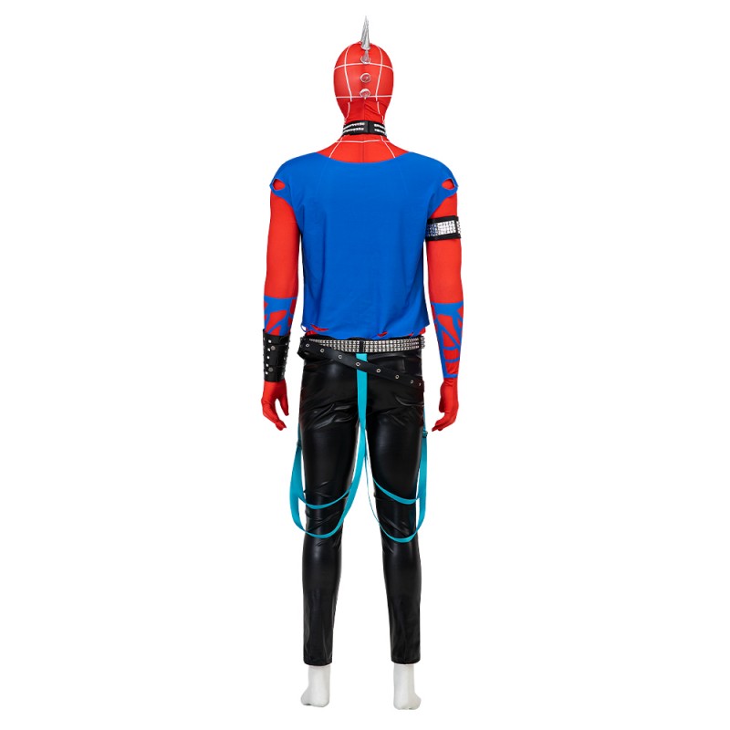 Spider-Punk Hobart Brown Cosplay Costume Dexule Spider-Man Across the Spider-Verse Suit