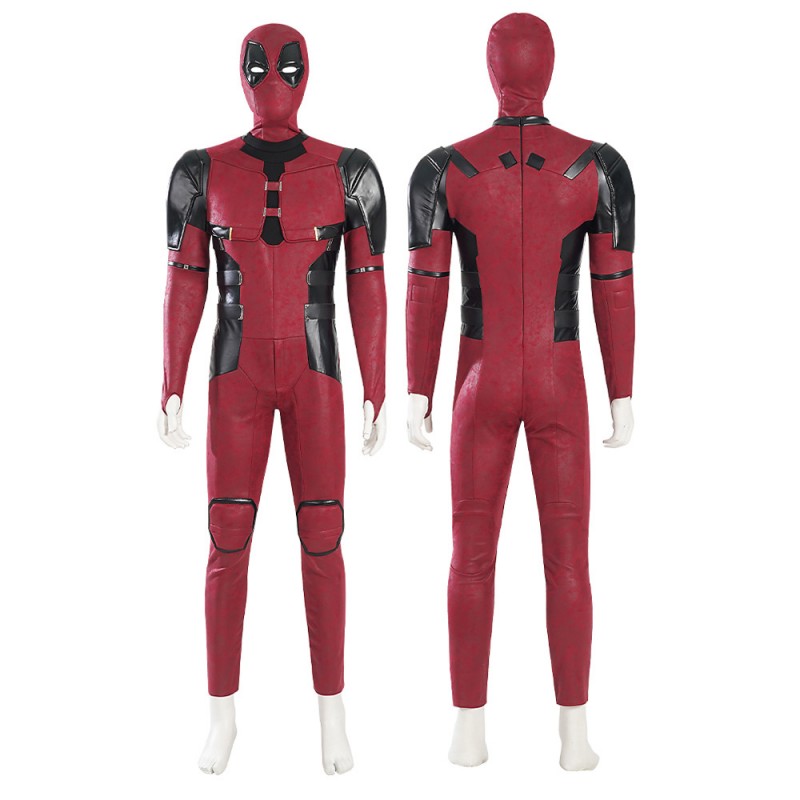 Deadpool 3 Costume New Deadpool Wade Winston Halloween Red Cosplay Suit
