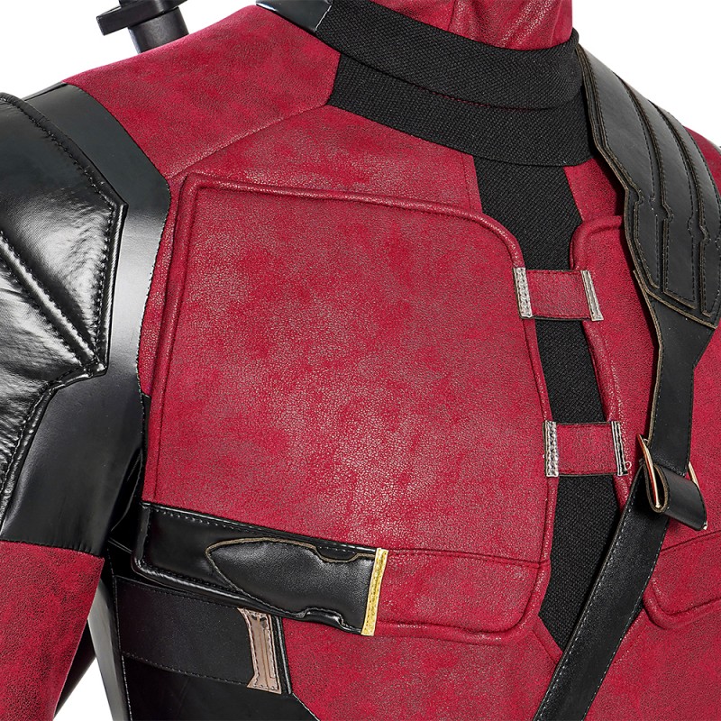 Deadpool 3 Costume New Deadpool Wade Winston Halloween Red Cosplay Suit