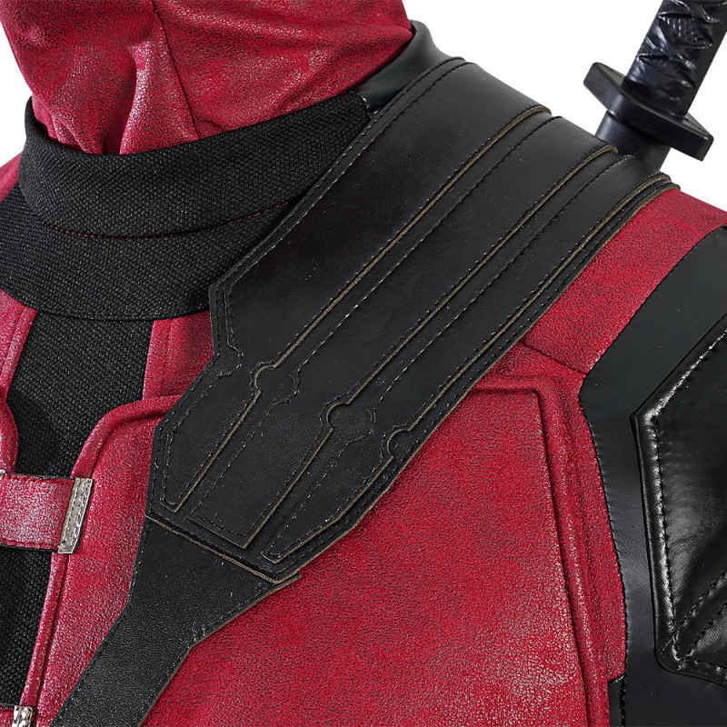 Deadpool 3 Costume New Deadpool Wade Winston Halloween Red Cosplay Suit