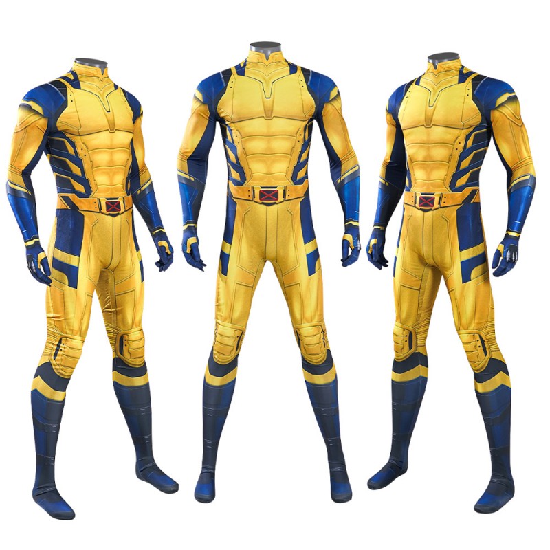 Wolverine Jumpsuit Logan Yellow Suit Deadpool 3 Hugh Jackman Cosplay Costumes