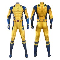 Wolverine Jumpsuit Logan Yellow Suit Deadpool 3 Hugh Jackman Cosplay Costumes