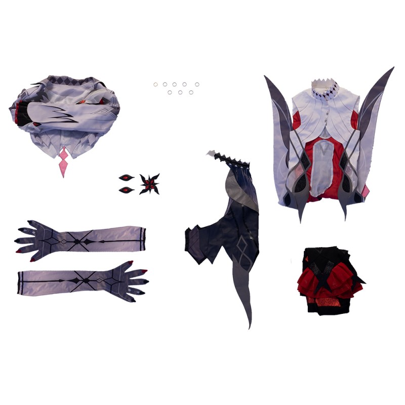 Arlecchino Costume Genshin Impact Female Cosplay Suit