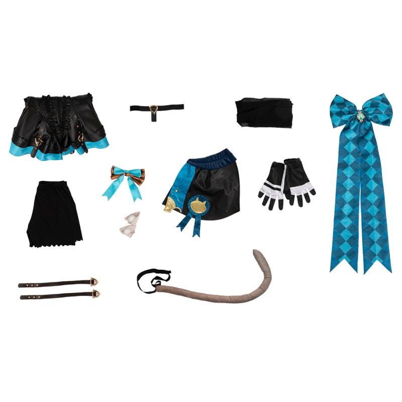 Lynette Costume Genshin Impact Halloween Cosplay Suit