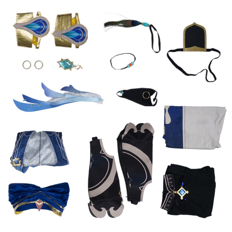 Kaeya Halloween Costume Genshin Impact Male Cosplay Outfit
