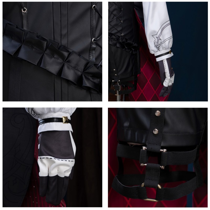 Lyney Halloween Costume Genshin Impact Cosplay Suit
