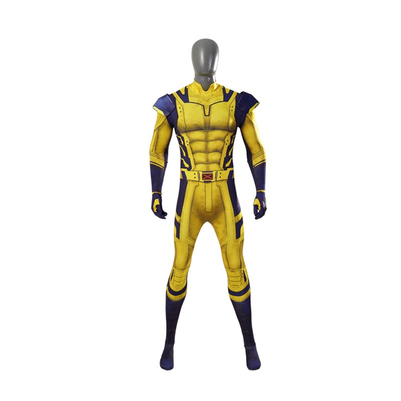 Wolverine Jumpsuit Deadpool 3 Cosplay Costume Logan Howlett Halloween Suit