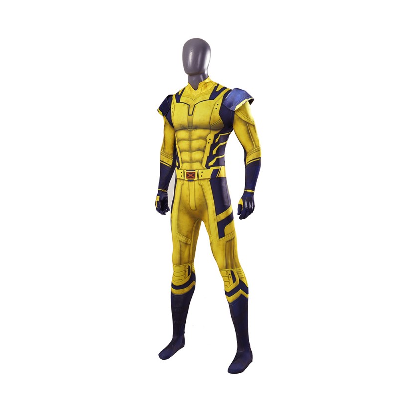 Wolverine Jumpsuit Deadpool 3 Cosplay Costume Logan Howlett Halloween Suit