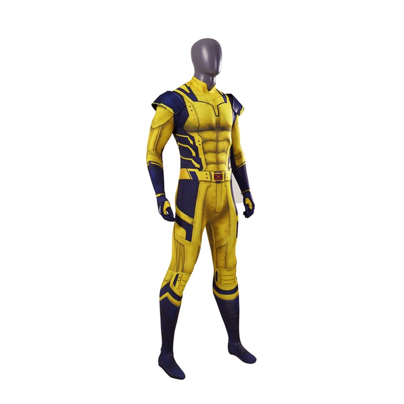 Wolverine Jumpsuit Deadpool 3 Cosplay Costume Logan Howlett Halloween Suit