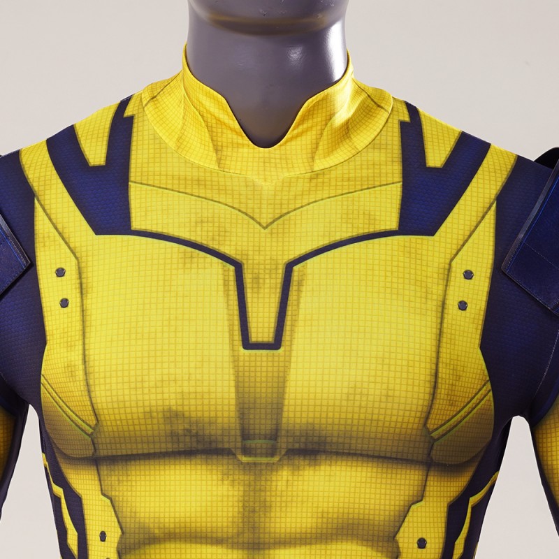 Wolverine Jumpsuit Deadpool 3 Cosplay Costume Logan Howlett Halloween Suit