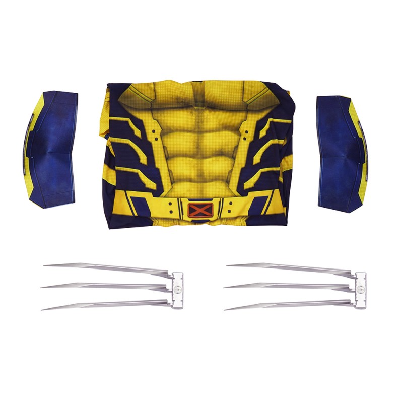Wolverine Jumpsuit Deadpool 3 Cosplay Costume Logan Howlett Halloween Suit