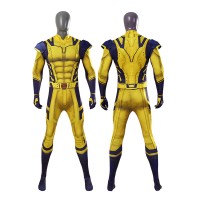 Wolverine Jumpsuit Deadpool 3 Cosplay Costume Logan Howlett Halloween Suit