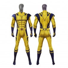 Wolverine Jumpsuit Deadpool 3 Cosplay Costume Logan Howlett Halloween Suit