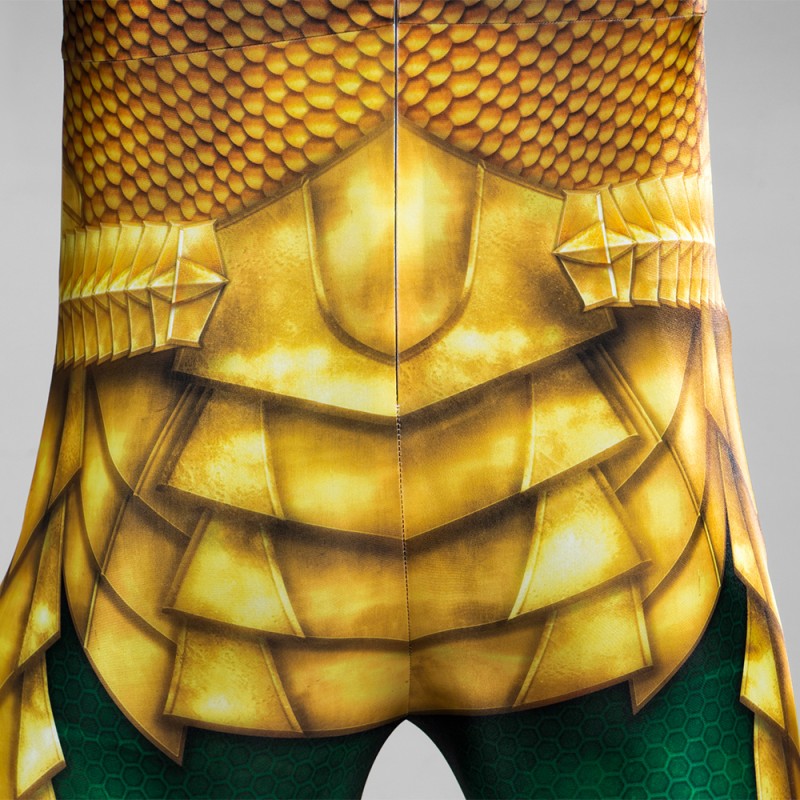The Sea King Jumpsuit Curry Gold Battlesuit Halloween Cosplay Costumes