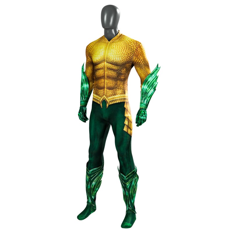 The Sea King Jumpsuit Curry Gold Battlesuit Halloween Cosplay Costumes