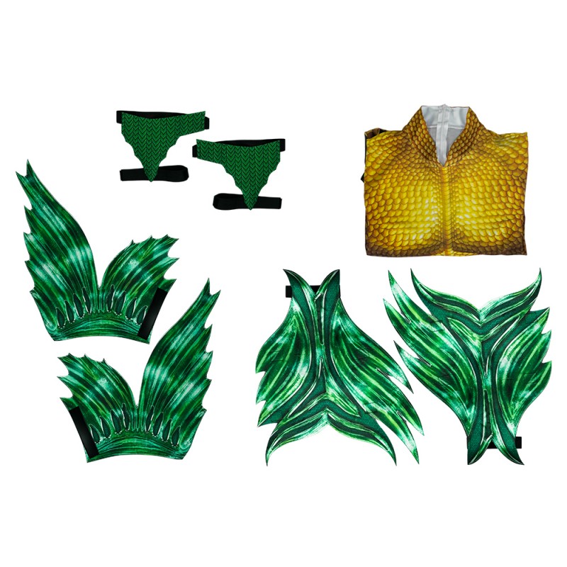 The Sea King Jumpsuit Curry Gold Battlesuit Halloween Cosplay Costumes