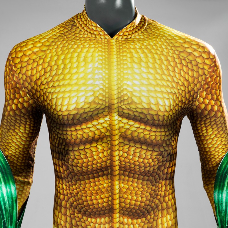 The Sea King Jumpsuit Curry Gold Battlesuit Halloween Cosplay Costumes