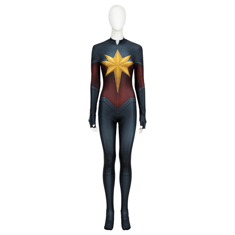 Captain Marvel 2 Jumpsuit The Marvels Carol Danvers Halloween Cosplay Costumes