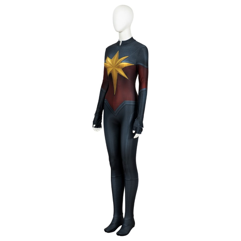 Captain Marvel 2 Jumpsuit The Marvels Carol Danvers Halloween Cosplay Costumes