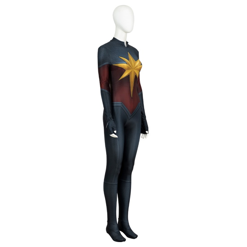 Captain Marvel 2 Jumpsuit The Marvels Carol Danvers Halloween Cosplay Costumes