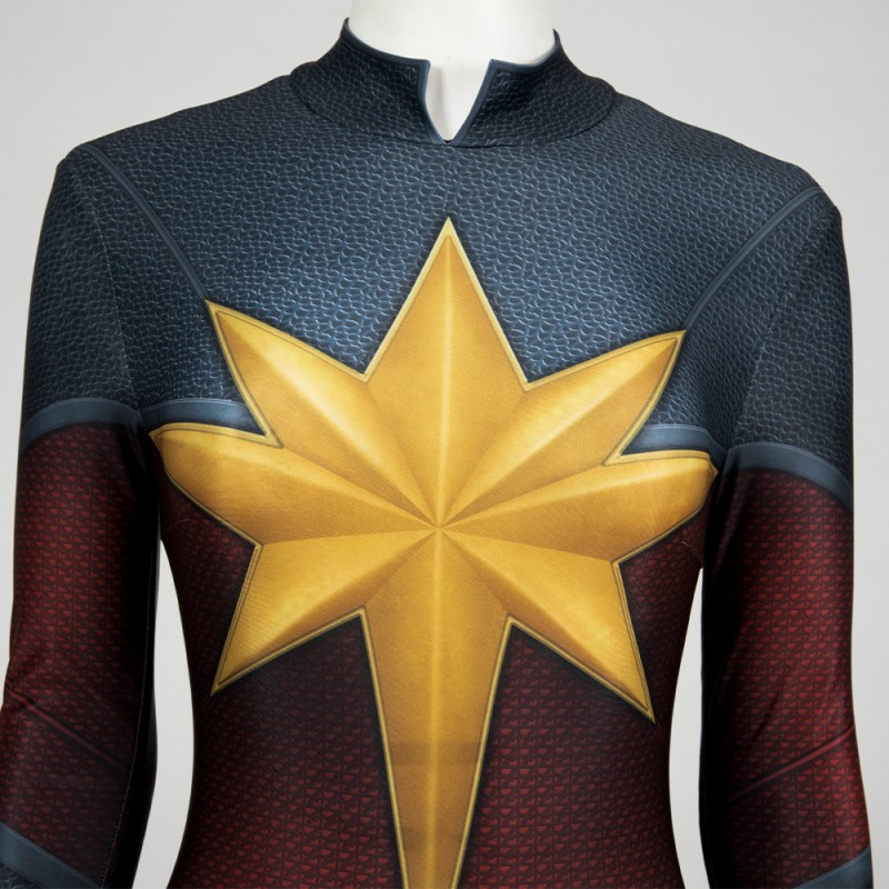 Captain Marvel 2 Jumpsuit The Marvels Carol Danvers Halloween Cosplay Costumes