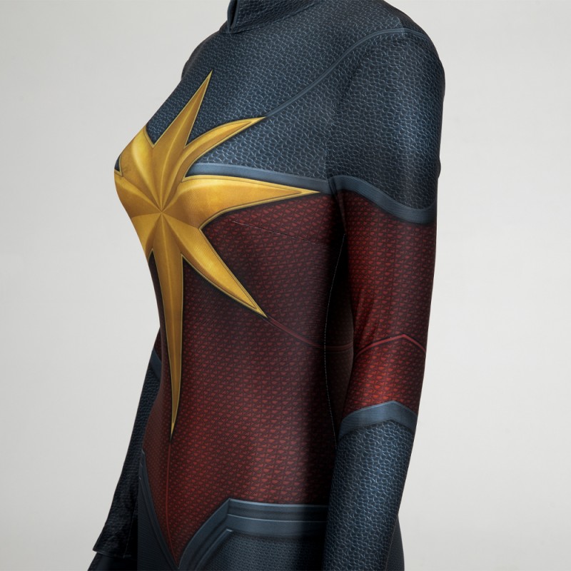Captain Marvel 2 Jumpsuit The Marvels Carol Danvers Halloween Cosplay Costumes