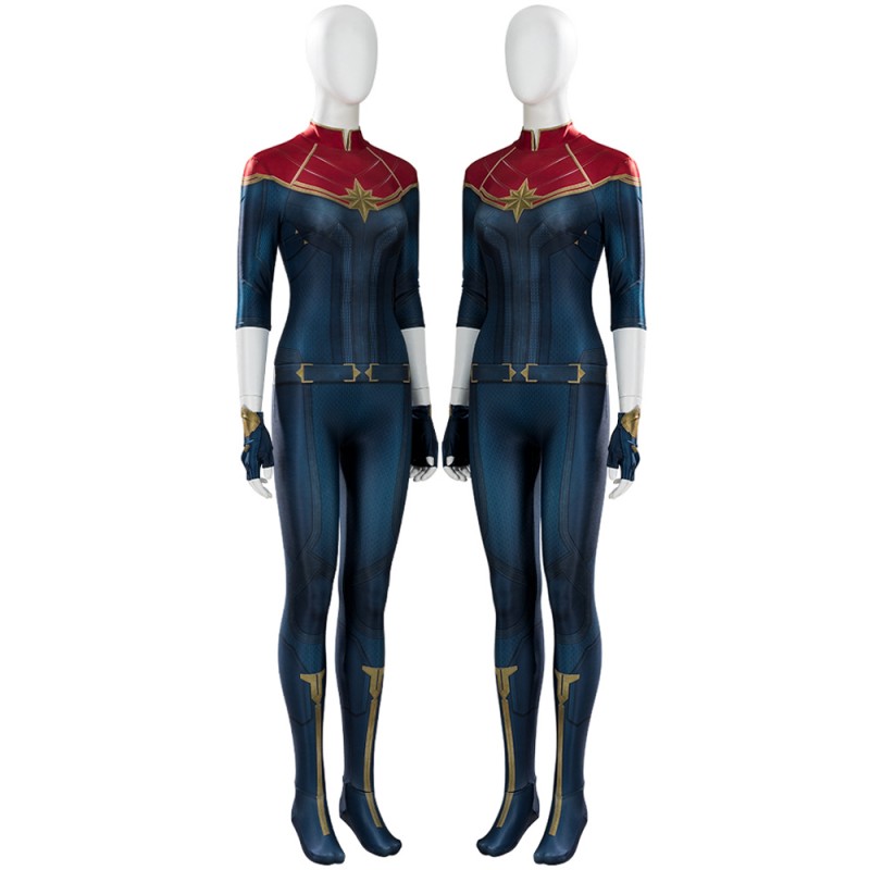 2023 Captain Marvel 2 Cosplay Costume Carol Danvers Jumpsuit