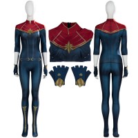 2023 Captain Marvel 2 Cosplay Costume Carol Danvers Jumpsuit
